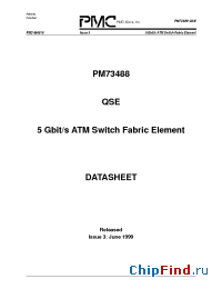 Datasheet PM73488 manufacturer PMC-Sierra